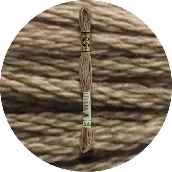 DMC Mouliné Spécial 25 Broderigarn, Ensfarvet, Neutrale nuancer